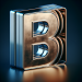 Experience ultra-realistic 3D holographic imaging showcasing a metallic letter B in digital art.
