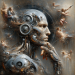 Renaissance-inspired AI Entity Art: Superintelligence Contemplating Existence